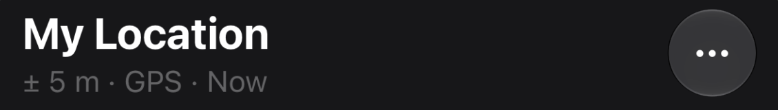 My Location header