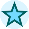cyan star