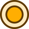 orange circle