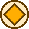 orange diamond