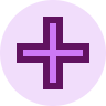 purple cross