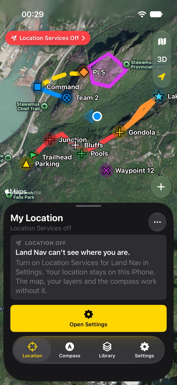 Location off