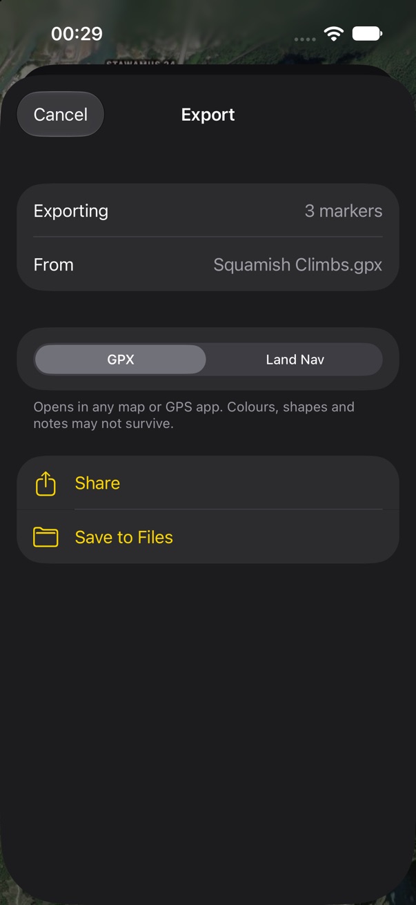Export from bulk select