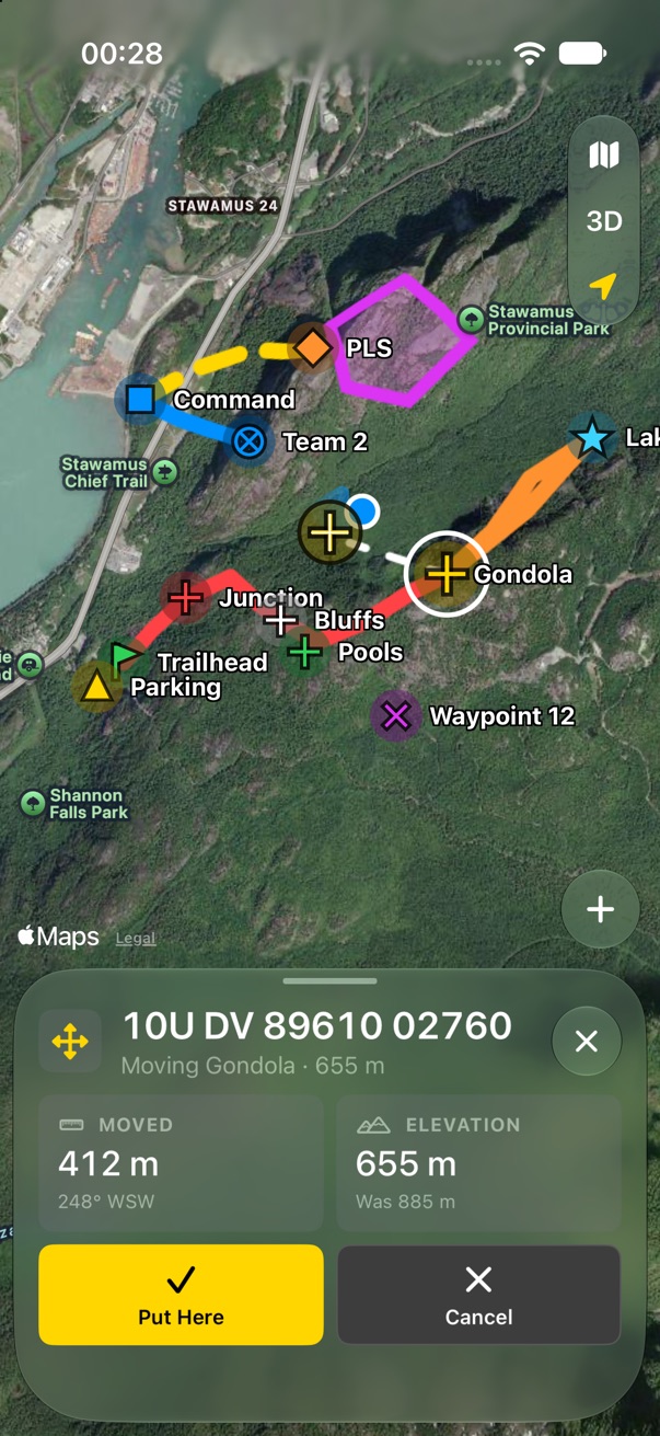 Move on Map