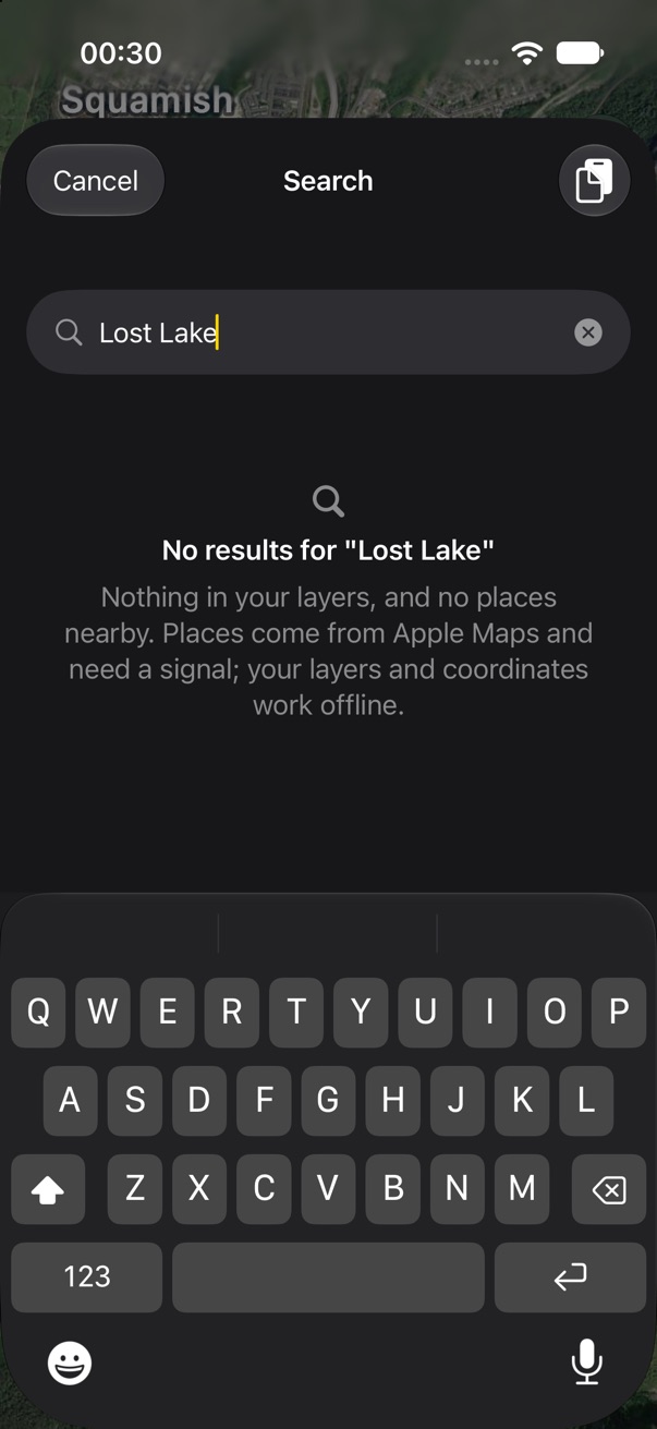 No results