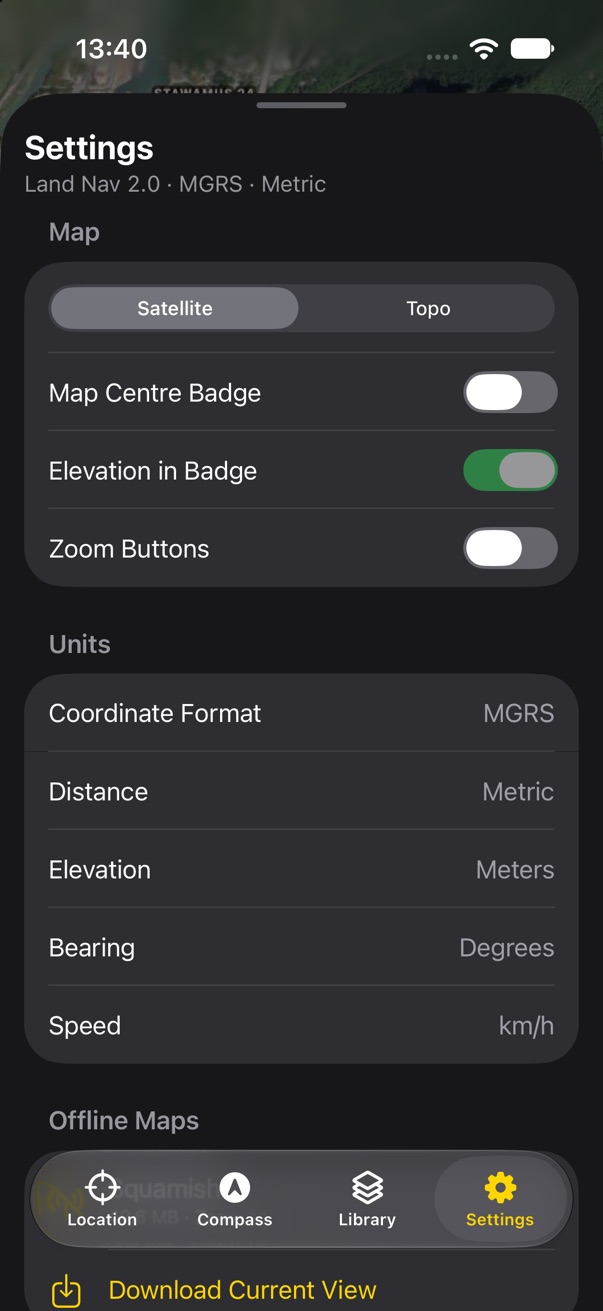 Settings